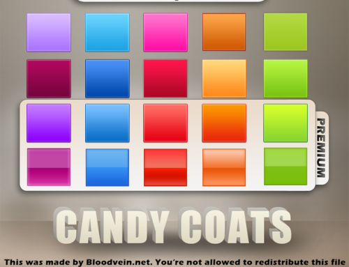 Photoshop Layer Style: Candy Coats
