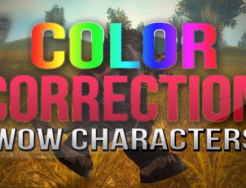 After Effects: Color Correcting WoW Characters