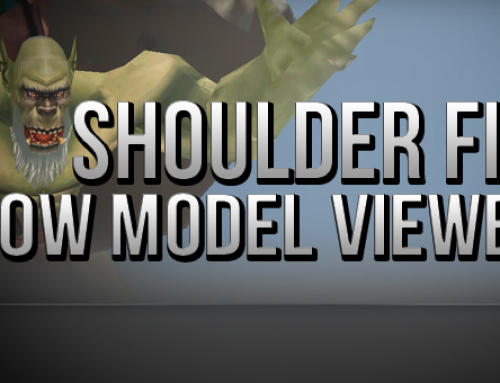 WoW Model Viewer Shoulder and Hairstyle Fix