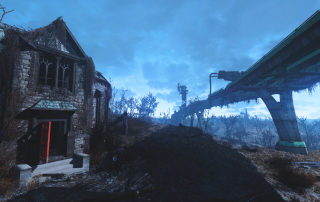 Fallout 4 HD Wallpaper Creepy House