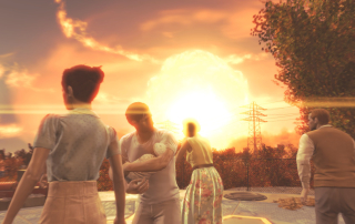 Fallout 4 HD Wallpaper Nuclear Explosion